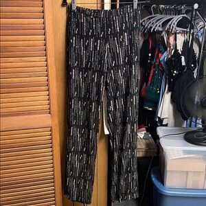 Black Sequin Women's Pants